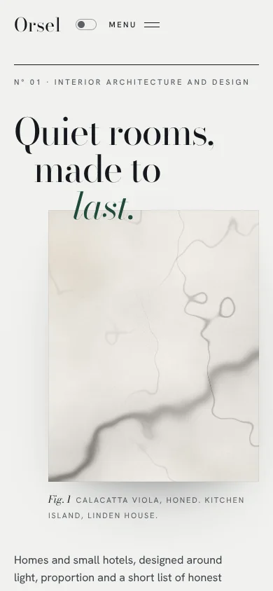 Atelier template on a phone