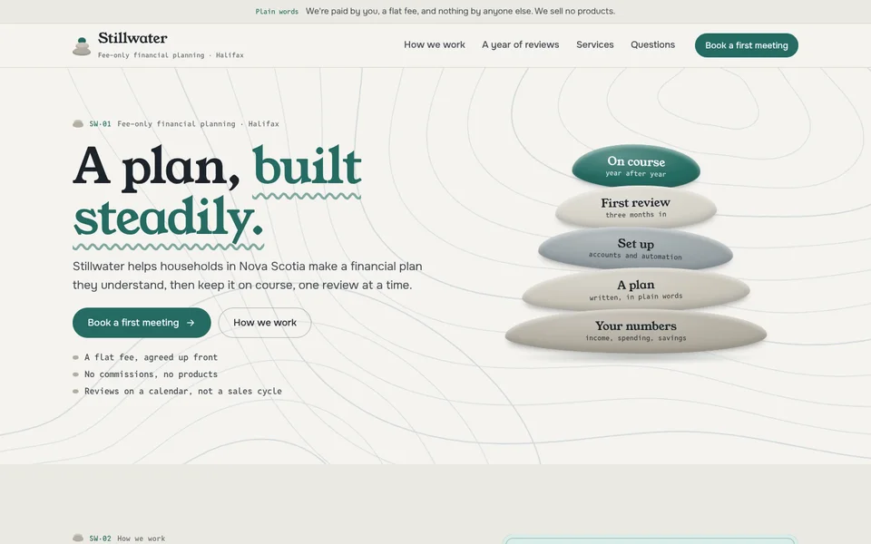 Stillwater Financial Planning example site