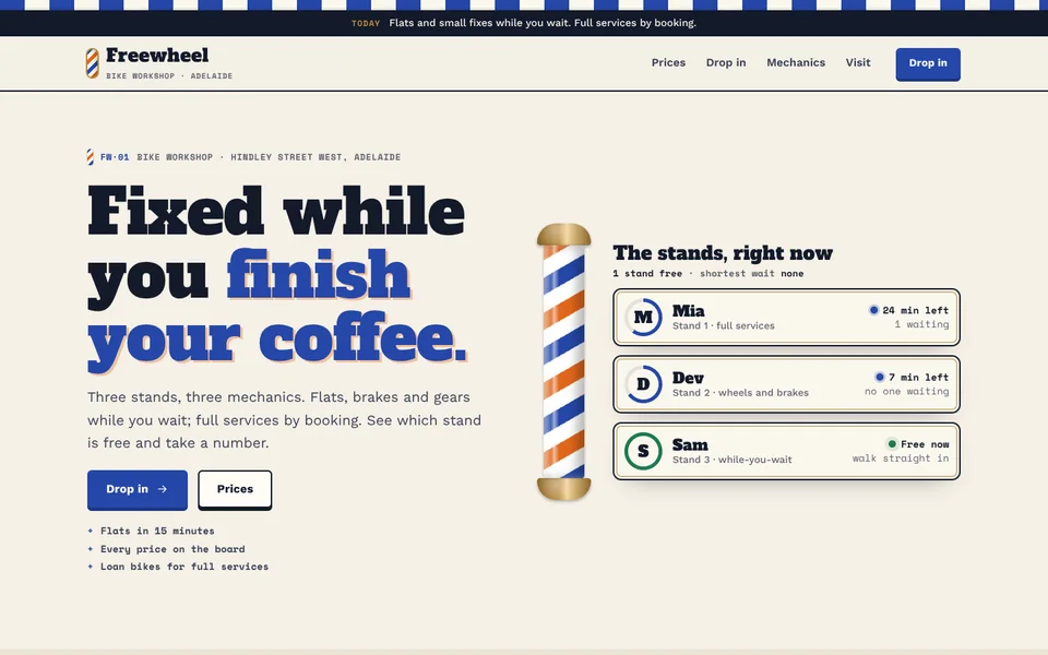Freewheel example site