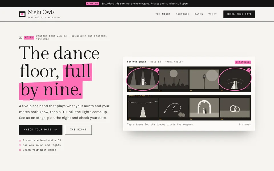 Night Owls example site