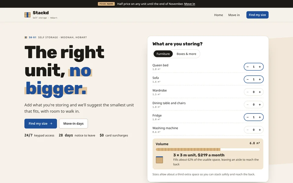 Stackd example site