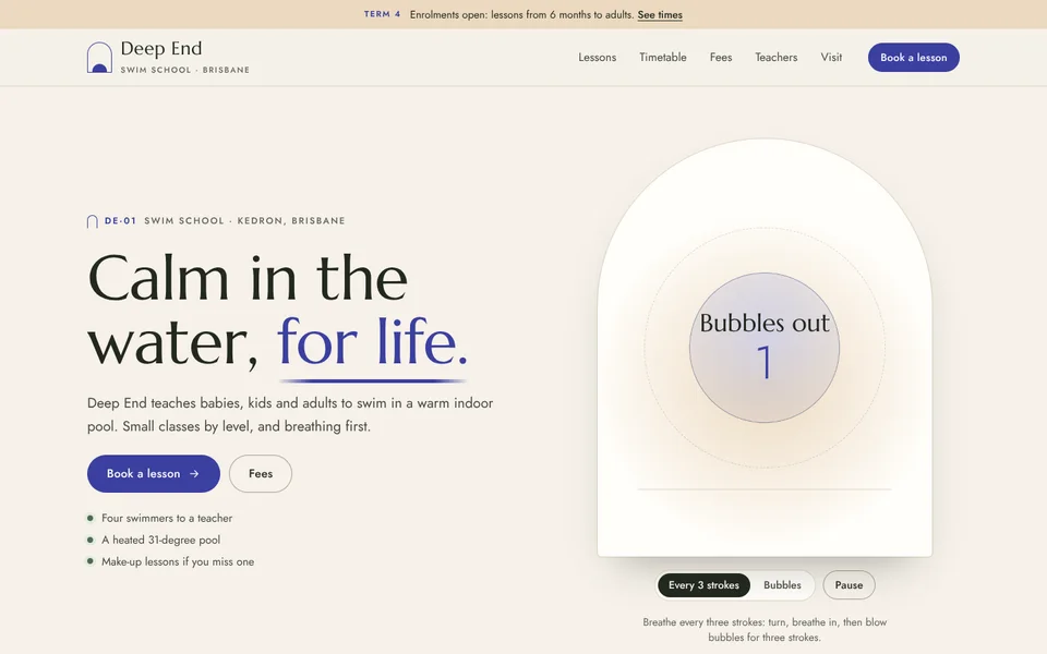 Deep End example site