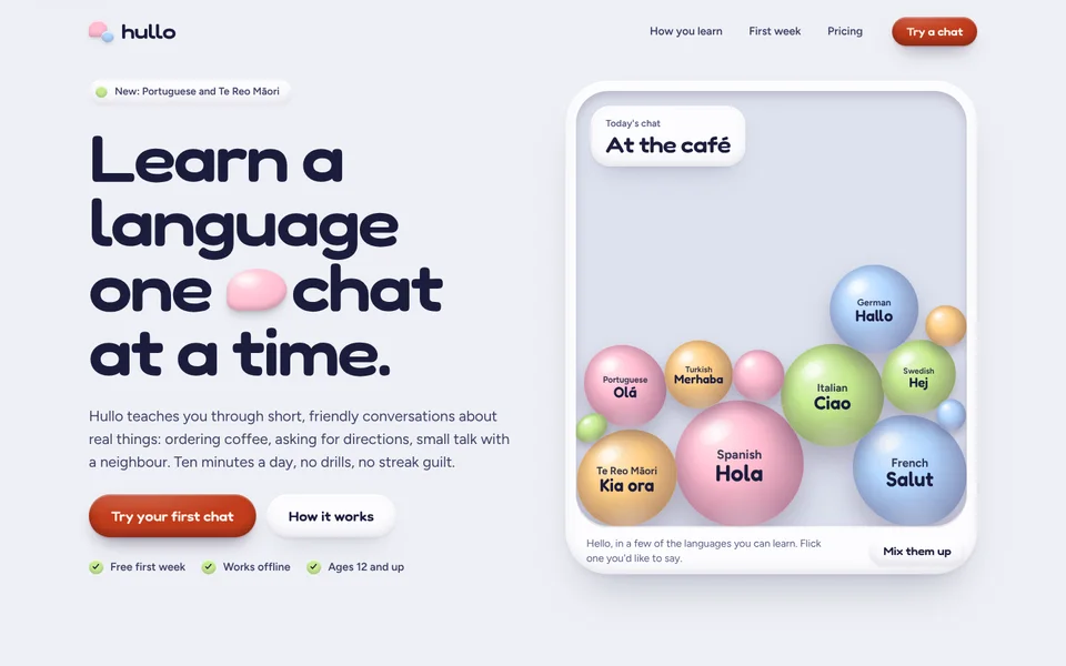 Hullo example site