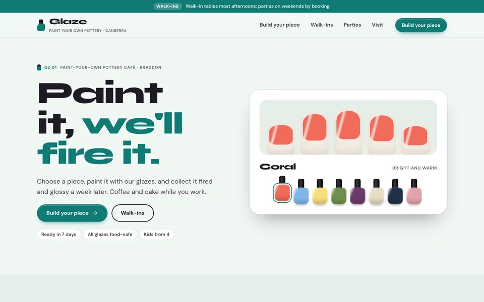 Glaze example site