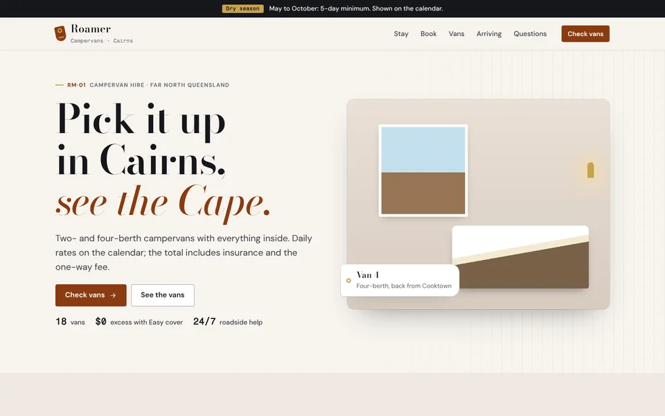 Roamer example site